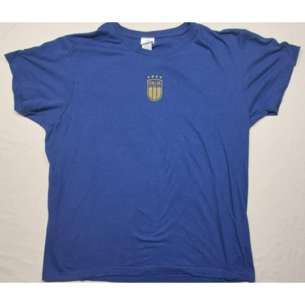 Italia men's blue retro logo graphic t-shirt sz.‎ XL